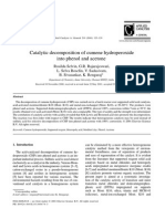 Catalytic Decomposition of Cumene Hydroperoxide