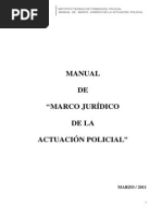 Manual Marco Juridico de La Actuacion Policial