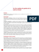 Eléments Essentiels D'un Système de Gestion de La Sécurité Et de La Santé Au Travail