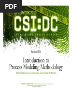 1501 - Introduction To Process Modeling Methodology