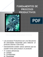 Procesos Productivos y Mantenimiento