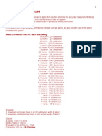 Metric Conversion Chart