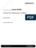 UG022520 International GCSE in Further Pure Mathematics 4PM0 For Print