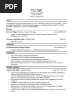 Resume Update 2015