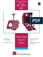 DHB Pipe Line Tester 80 80L 82