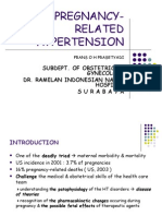 Pregnancy-Related Hypertension: Subdept. of Obstetrics & Gynecology Dr. Ramelan Indonesian Naval Hospital Surabaya