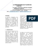 Remanso en Puentes (Hidrodinámica en Pilas de Puentes)