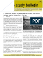 A Constructed Wetland To Treat Acid Mine Drainage From Colliery Spoils (CLAIRE Case Study, 2002)