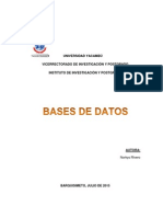 Ensayo de Base de Datos