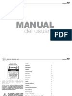 MANUAL Del Usuario Amplificador