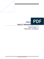 Eplc Quality Management Template