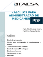 Aula Cálculo Medicamentos