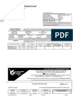 Citi Cash Back Mastercard Citi Cash Back Mastercard: Statement of Account