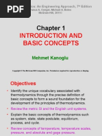 Introduction and Basic Concepts: Mehmet Kanoglu