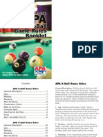 APA 8-9 Ball Game Rules