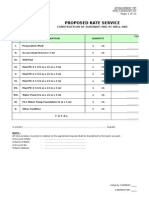 Proposed Rate Service: Construction of Sukowati Pad #C Well Pad