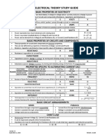 Basic Electrical Theory Study Sheet (v3.1)