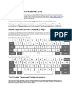 Default Shruti Gujarati Keyboard Layout