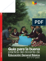 Guia para La Buena Practica Del Docente de Educacion General Basica de 2 A 10 Grados (Docentes Ecuador) PDF