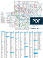 London's Rail & Tube Services: Key To Lines and Symbols