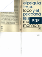 El Psiquiatra, Su Loco y El Psicoanálisis (Maud Mannoni)