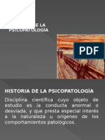 Historia de La Psicopatología