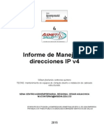 Informe - Manejo de Direcciones IP