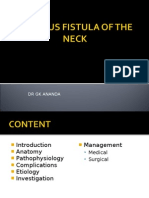 Chylous Fistula of The Neck