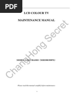 Changhong Chassis LS18 Maintenance Manual