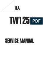 Yamaha TW 125 Service Manual - 1999