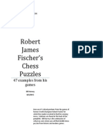 Robert James Fischer's Chess Puzzles: 47 Examples From His Games