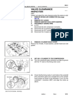 2rz - Valve Clearance Inspection