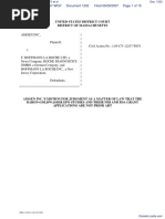 Amgen Inc. v. F. Hoffmann-LaRoche LTD Et Al - Document No. 1202