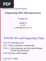 Engineering 4862 Microprocessors: Cheng Li