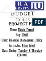 Budget Pakistan 2015 Question/Answers