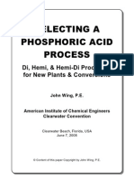 Phosphoric Acid Process Selection