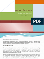 Tender Process: All About Tenders