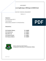 Financial Analysis of Apollo Ispat, GPH Ispat & BSRM Steel: Assignment