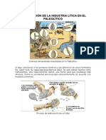 Industria Lítica en El Paleolítico Arqueologia Experimental