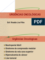 ONCOLOGIA Urgências Oncológicas