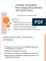 Control Interno - Efectivo