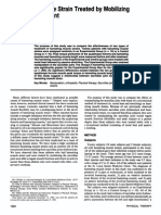 Hamstring Muscle Strain Treated by Mobilizing The Sacroiliac Joint