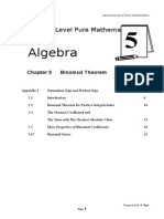 Binomial Theorem