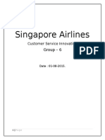 Service Marketing - Singapore Airline - Group 6