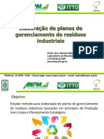 Elaboração de Planos de Gerenciamento de Resíduos Industriais