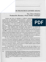 Muerte de Francisco Javier Arana