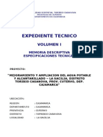 Expediente Tecnico Agua Sacilia