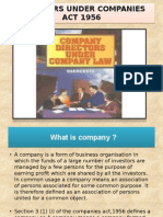 Law PPT (Director Companies Act)