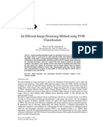 An Efficient Image Denoising Method Using SVM Classification