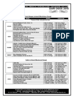 Jadual Pengajian YT OGOS 2015